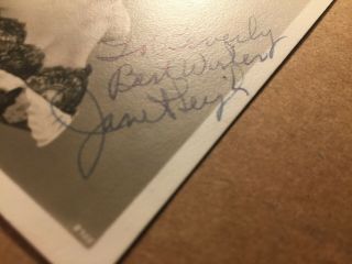 Janet Leigh Rare Very Early Vintage Autographed Photo 50s Little Woman 4