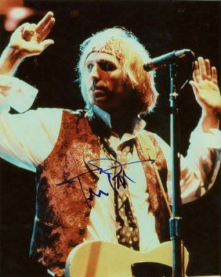 Reprint - Tom Petty Rare Signed 8 X 10 Glossy Photo Poster Rp