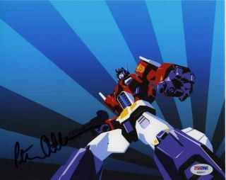 Peter Cullen Transformers Optimus Autographed Signed 8x10 Photo Psa/dna