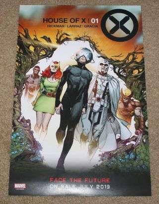 Sdcc 2019 Exclusive Marvel House Of X & Powers Of X Double Sided Poster