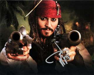 Johnny Depp Autographed Signed Photo 8 X 10