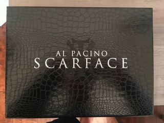 Al Pacino Scarface 2 Disc Anniversary Edition Collectors Box With Money Clip