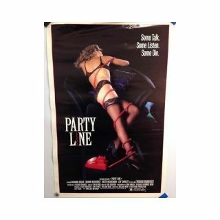 Party Line Home Video Poster 80s Cult Horror