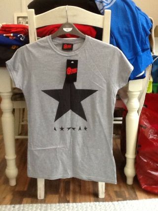 Bnwt Official David Bowie Black Star T - Shirt S/mans