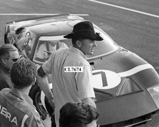 Carroll Shelby At The 24 Hours Of Le Mans Photo