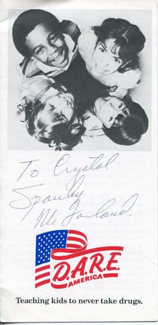 Spanky Mcfarland Of Our Gang / The Little Rascals Actor Signed Program Autograph