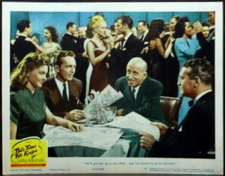 Esther Williams Jimmy Durante 1947 Lobby Card This Time For Keeps