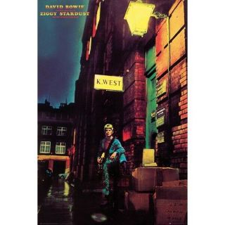 David Bowie Poster - Ziggy Stardust Album Cover - 91 X 61 Cm 36 " X 24 "
