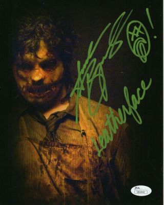 Andrew Bryniarski Autograph 8x10 Photo Texas Chainsaw Massacre Signed Jsa