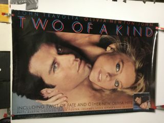 Olivia Newton - John & John Travolta “two Of A Kind”.  Promo Poster