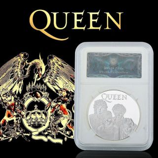 Wr Queen Silver Coin Slab Freddie Mercury Music Fan Memorabilia Gifts