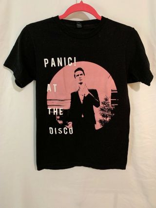 Panic At The Disco 2017 Tour T - Shirt Size Small Tultex Black