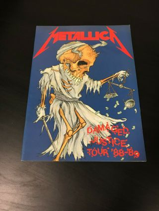 Metallica - Justice Tour Programme 