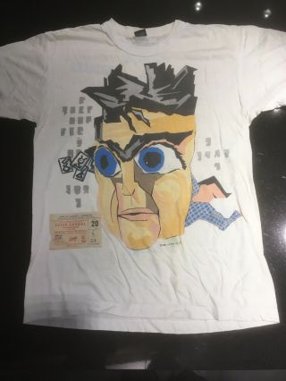 Peter Gabriel Concert So Tour Ticket Stub And T Shirt Earles Court 1987