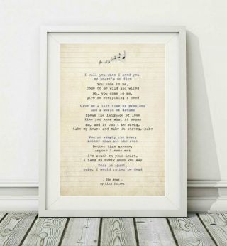 395 Tina Turner - The Best - Song Lyric Art Poster Print - Sizes A4 A3