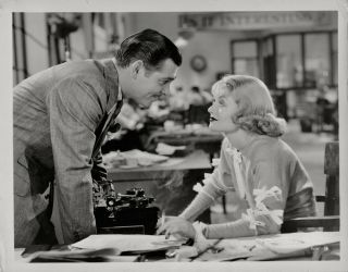 Constance Bennett,  Clark Gable 1935 Scene Still.  After Office Hours