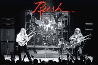 Rush Hemispheres Poster 24 X 36 Wrapped Official