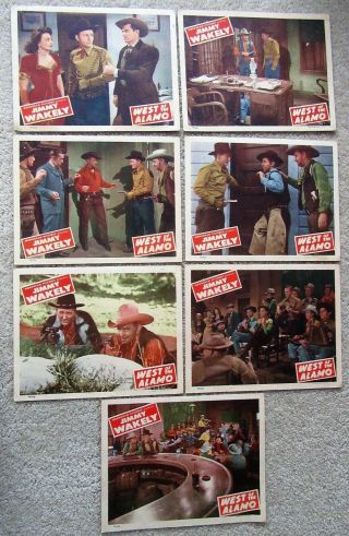 West Of The Alamo 1946 Set Of 7lc 