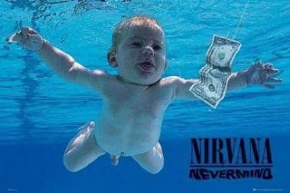 Nirvana Kurt Cobain Nevermind Large Maxi Poster 61 X 91.  5cm Lp1417 520