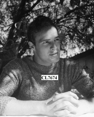 Marlon Brando Sits In The Shade Of A Tree During Filming Movie 