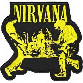 Nirvana Iron - On Patch Live Logo