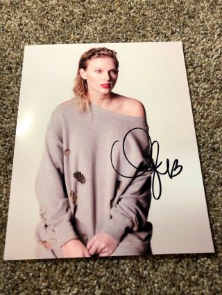 Taylor Swift Signed Autograph Photo With Reputation