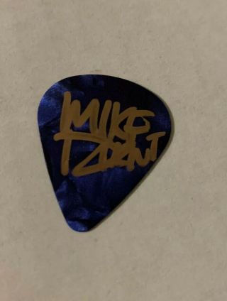 Green Day Autographed Signed Guitar Pick Mike Dirnt
