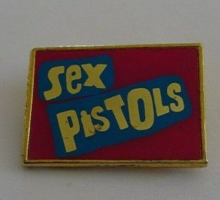 Vintage Sex Pistols Badge Punk Rock 70 
