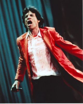 Mick Jagger The Rolling Stones 8x10 Concert Photo