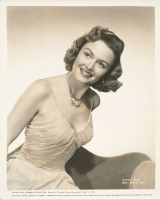 Donna Reed 1953 Columbia Pictures 8 X 10 Lovely Glamour Photo Vv