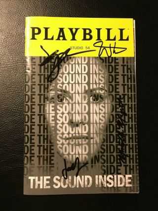 The Sound Inside Cast Signed Broadway Playbill