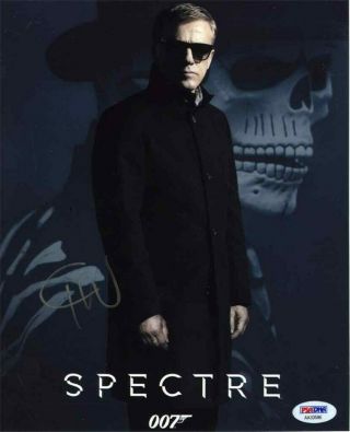 Christoph Waltz James Bond Spectre Autographed Signed 8x10 Photo Psa/dna