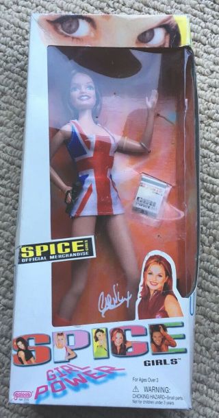 Spice Girls Ginger Geri Doll Union Jack Dress