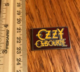 Ozzy Osbourne/ Pin - Back Button/ Original/ Vintage/ 1980 