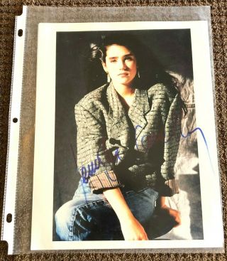 Jennifer Connelly Signed 8 X 10 Photo Autograph With Photograph