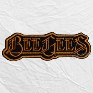 Bee Gees Logo Embroidered Patch Disco Rock Pop Soul Barry Robin Maurice Gibb