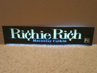 Richie Rich [1994] D/s 2.  5 X 11.  5 [small] Movie Theater Poster [mylar]