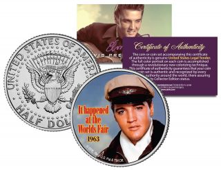 Elvis Presley - Movie It Happened At The World’s Fair Jfk Half Dollar Us Coin