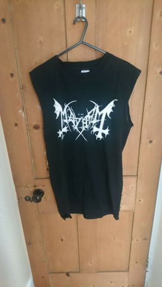 Mayhem Shirt M Sleeveless Darkthrone Bathory Immortal