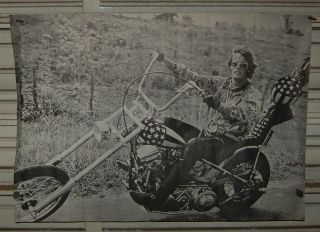 41 X 29 1967 Peter Fonda Easy Rider Poster / Picture