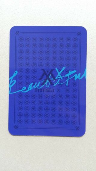 MONSTA X Album Official photocard Photo Card - Jooheon (Type B) 2
