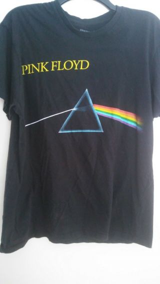 L Pink Floyd Black Shirt Dark Side Of The Moon T - Shirt Large
