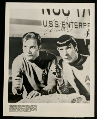 William Shatner Signed Star Trek Photo