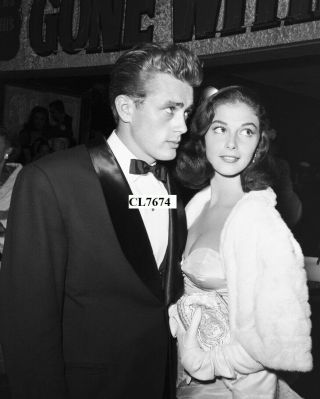 James Dean And Pier Angeli At Premiere Of The Re - Release Of 
