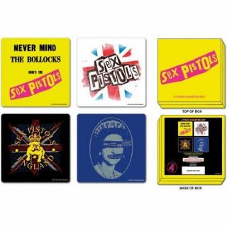 Sex Pistols - Four Drinks Coasters In Gift Box - And Official Merchandise