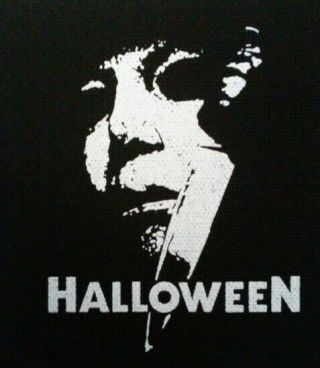 Back Patch - Halloween / Michael Myers - Canvas Screen Print Horror Movie