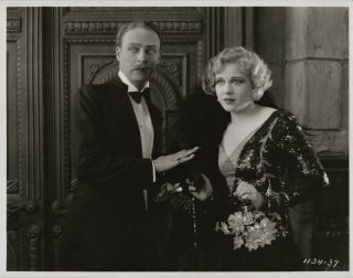 Esther Ralston 1928 Silent Film Scene Still.  Half A Bride Linen