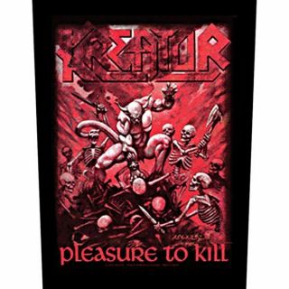 Kreator - " Pleasure To Kill " - Large Size Back Patch
