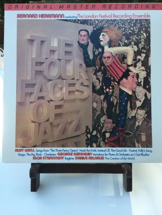 Bernard Herrmann Four Faces Of Jazz.  Mobile Fidelity Mofi Audiophile Lp.  Ex