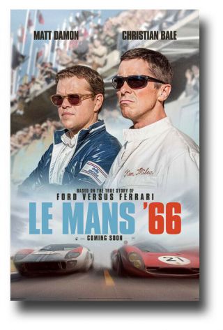 Ford V Ferrari Movie Poster - 11 " X17 " Matt Damon Both Sameday Ship From Usa